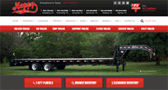 Desktop Screenshot of happytrailersales.com