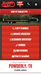 Mobile Screenshot of happytrailersales.com